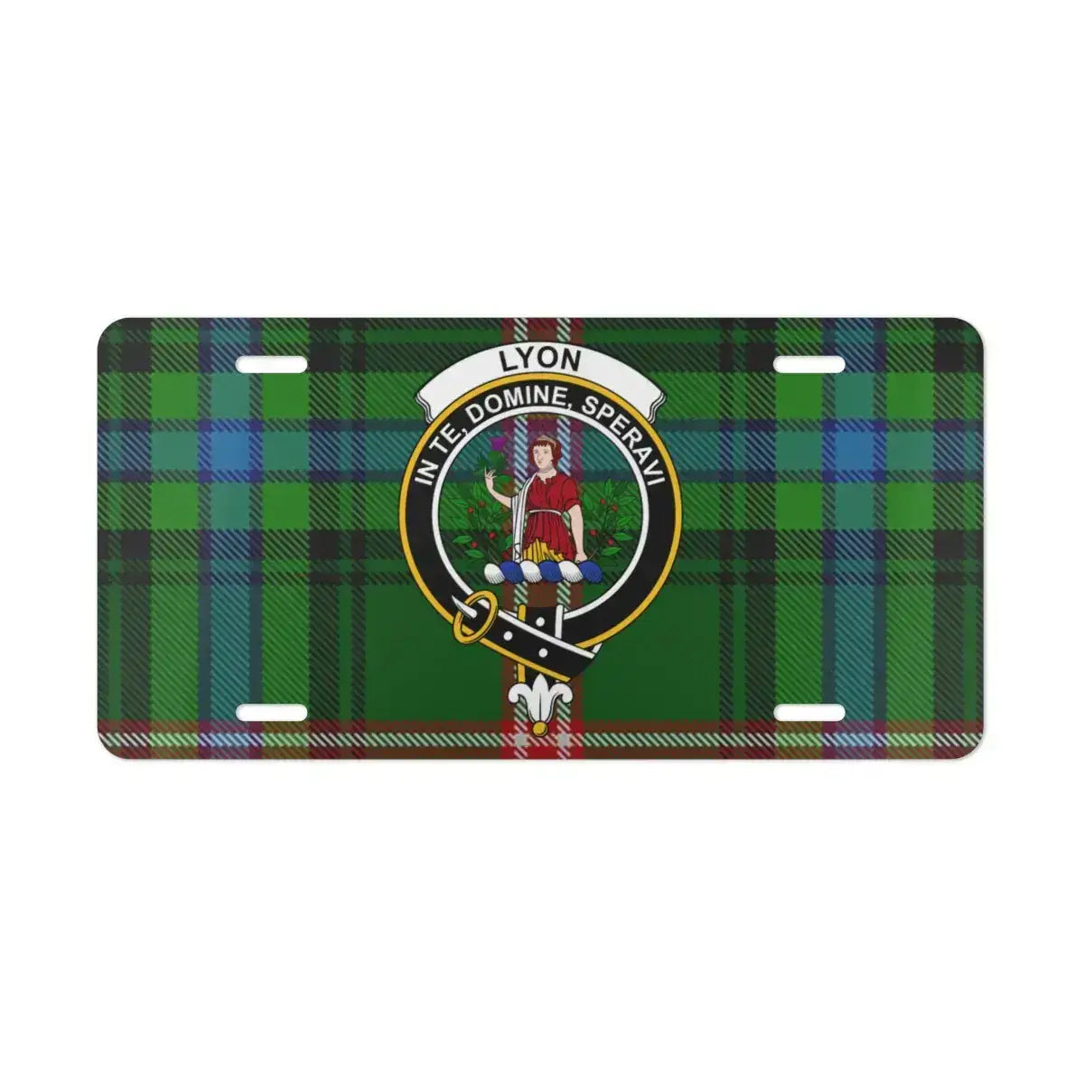 Personalized Scottish Clan Tartan License Plate product type