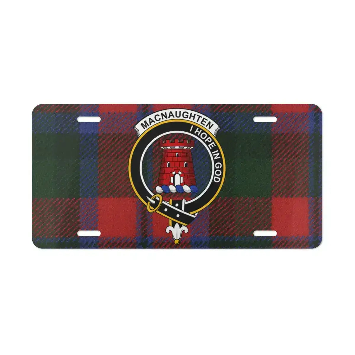 MacNaughton I Hope in God License Plate product
