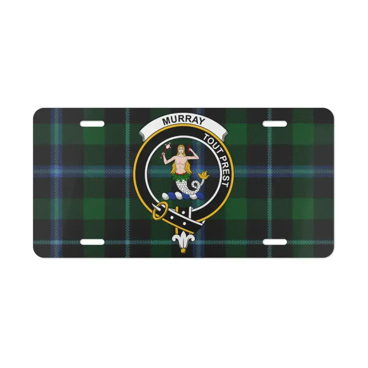 Scottish Clan Murray Coat of Arms License Plate product