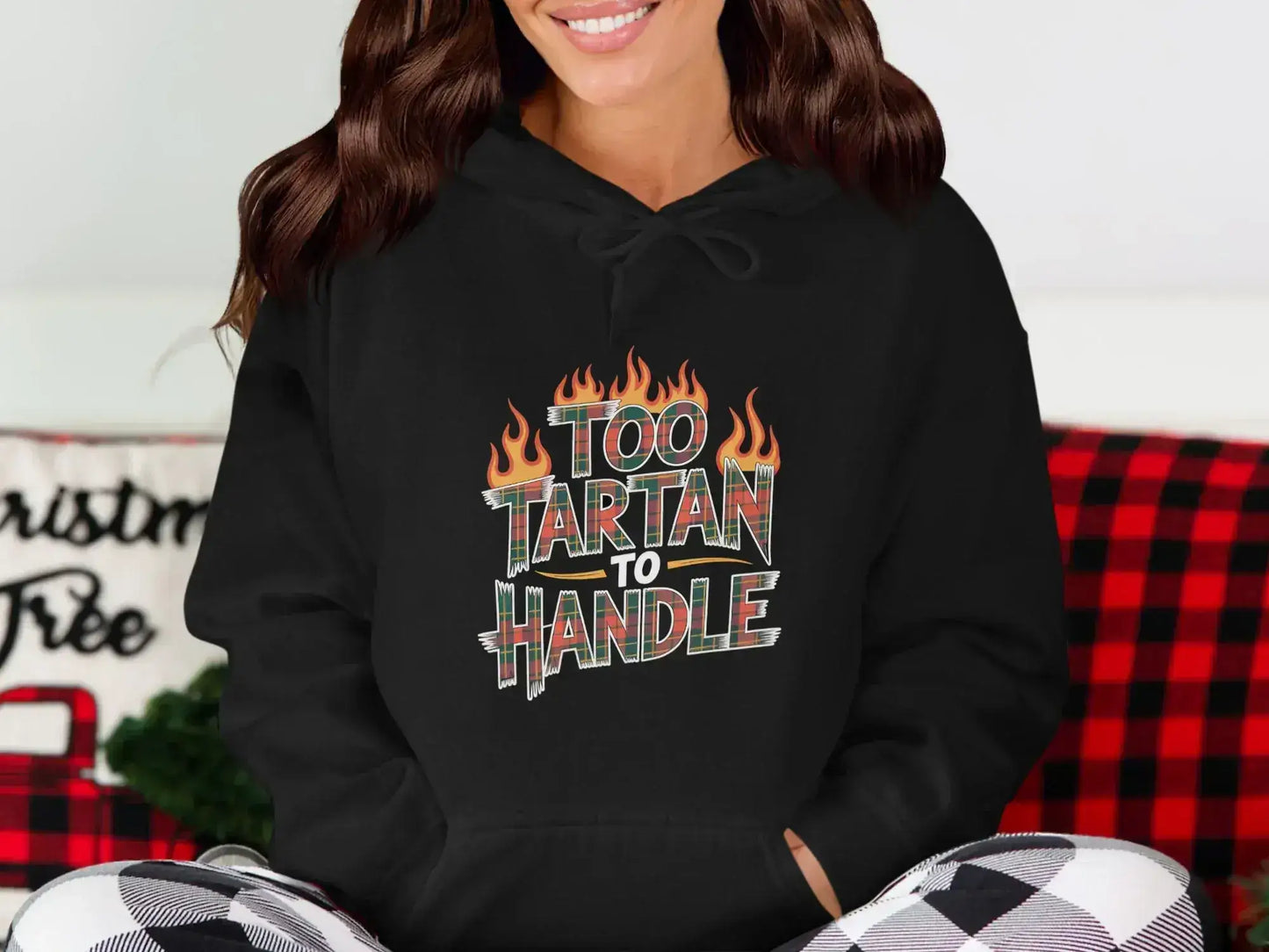 Too Tartan To Handle Graphic Hoodie product