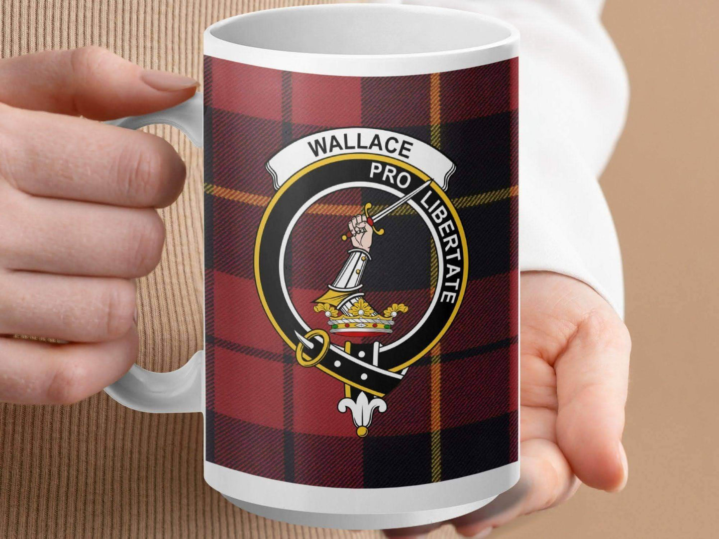 Wallace Pro Libertate Mug Clan Tartan Pattern product