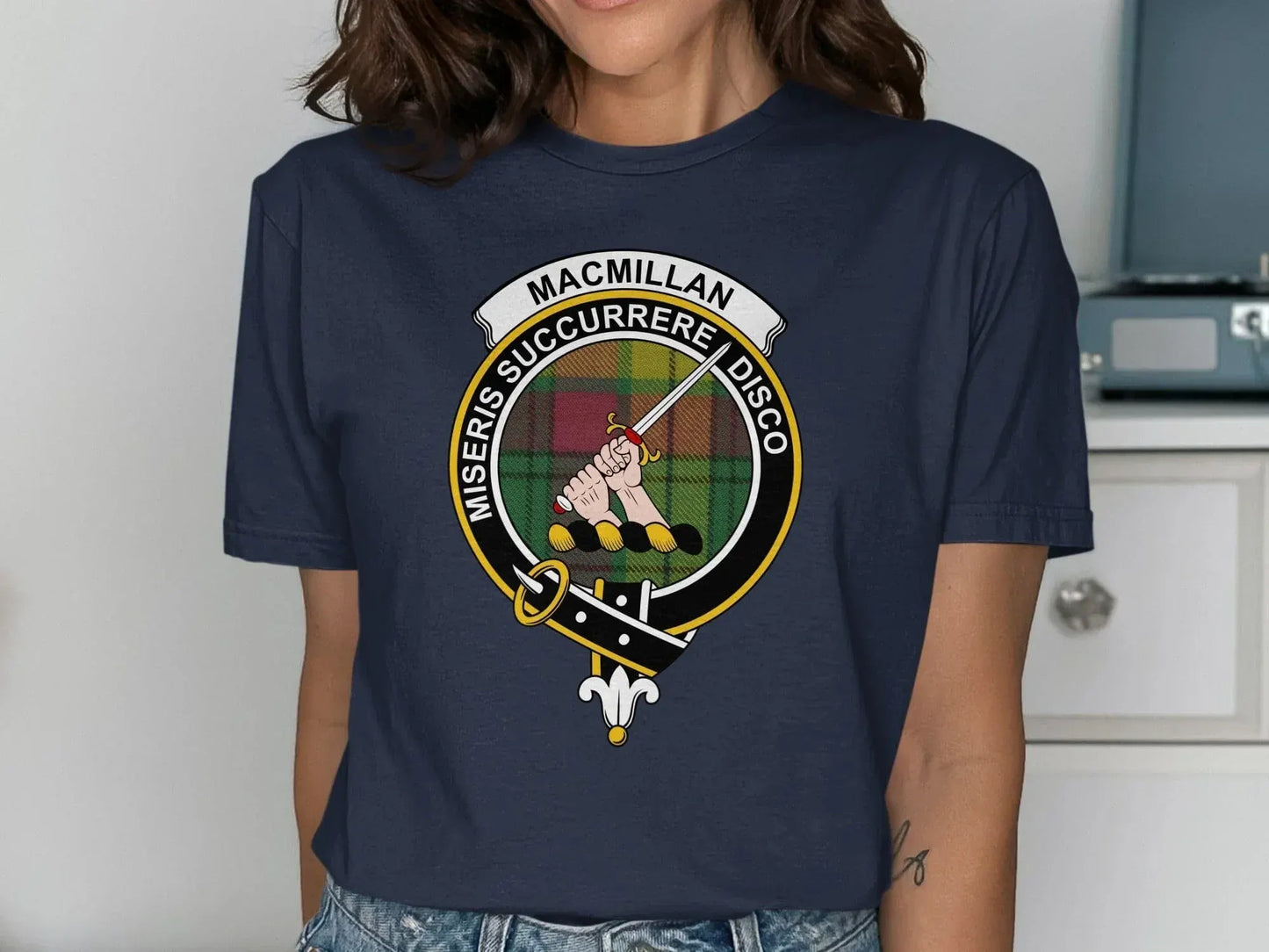 Macmillan Clan Crest Badge Cotton Tee product