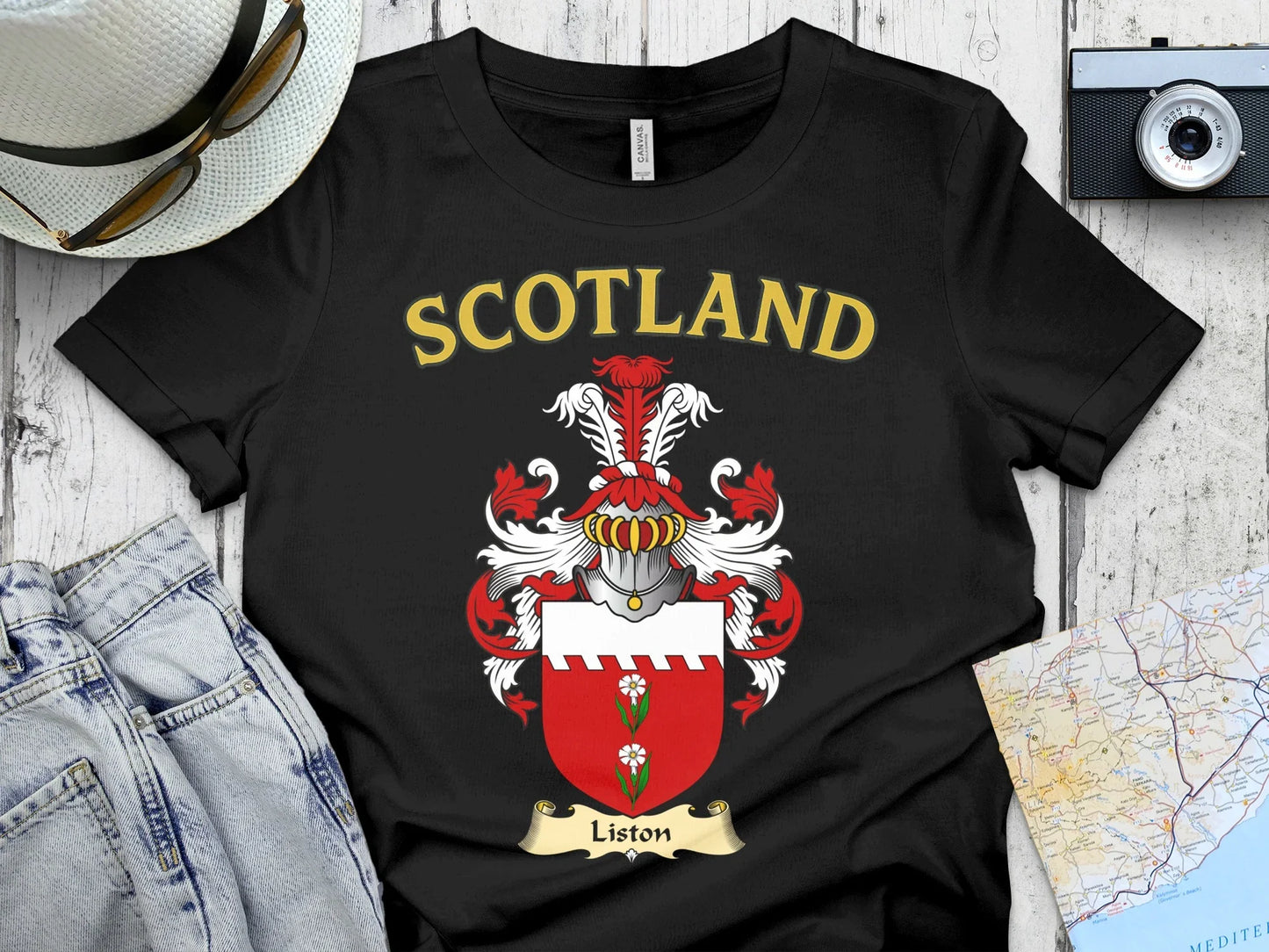 Scotland Family Crest Personalized T-shirt product
