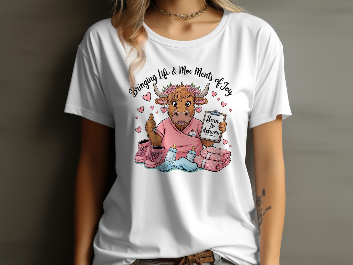 Bringing Life Moo-Ments of Joy Design T-Shirt product