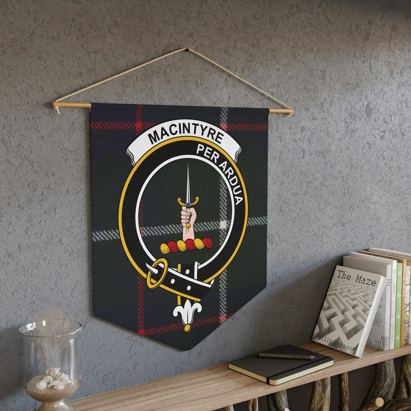 MacIntyre Per Ardua Scottish Heritage Wall Hanging product