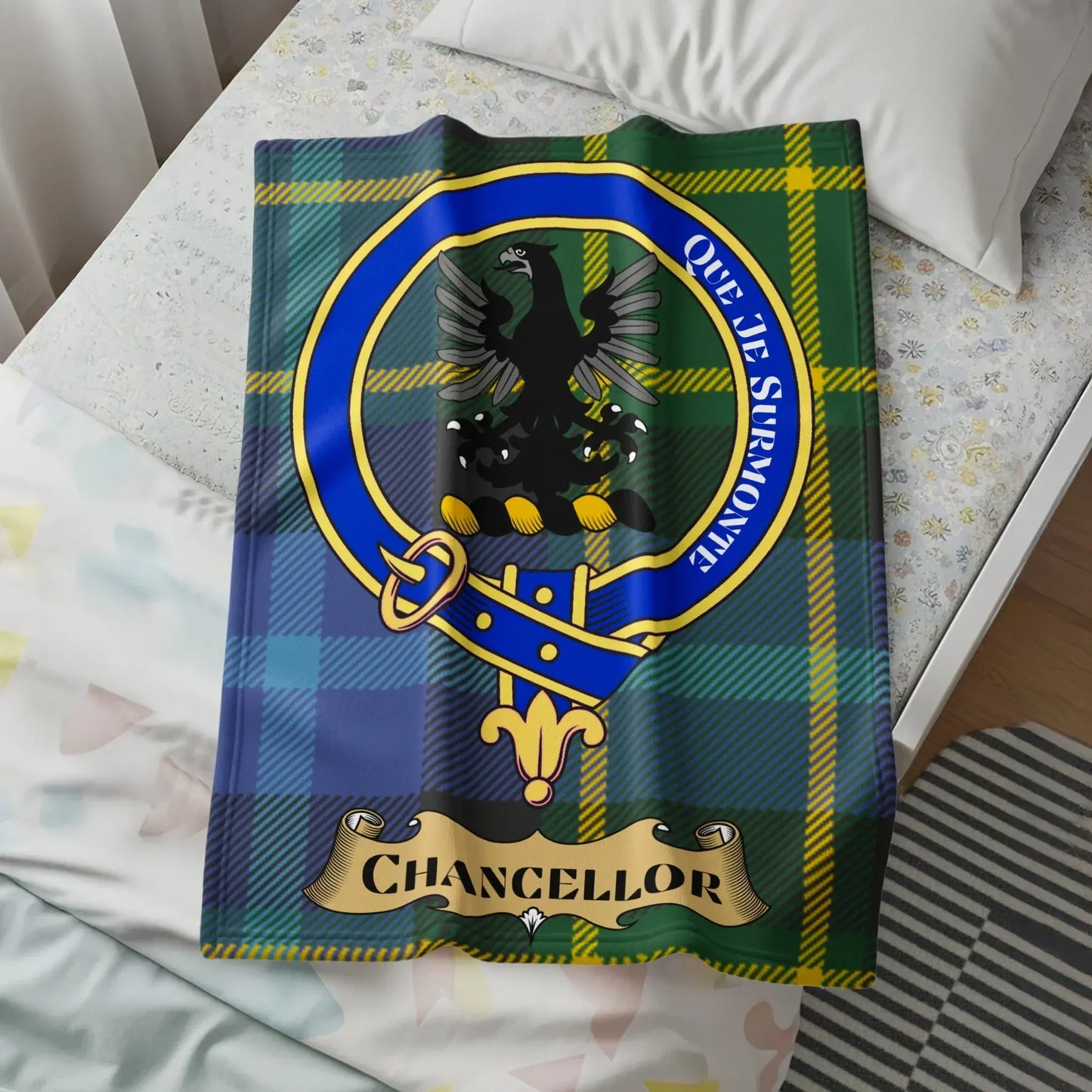 Scottish Clan Crest Tartan Design Chancellor product
