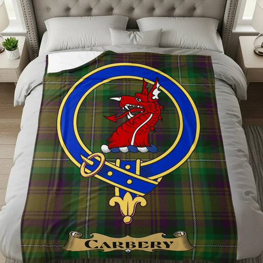 Carbery Family Crest Tartan Fleece Blanket product