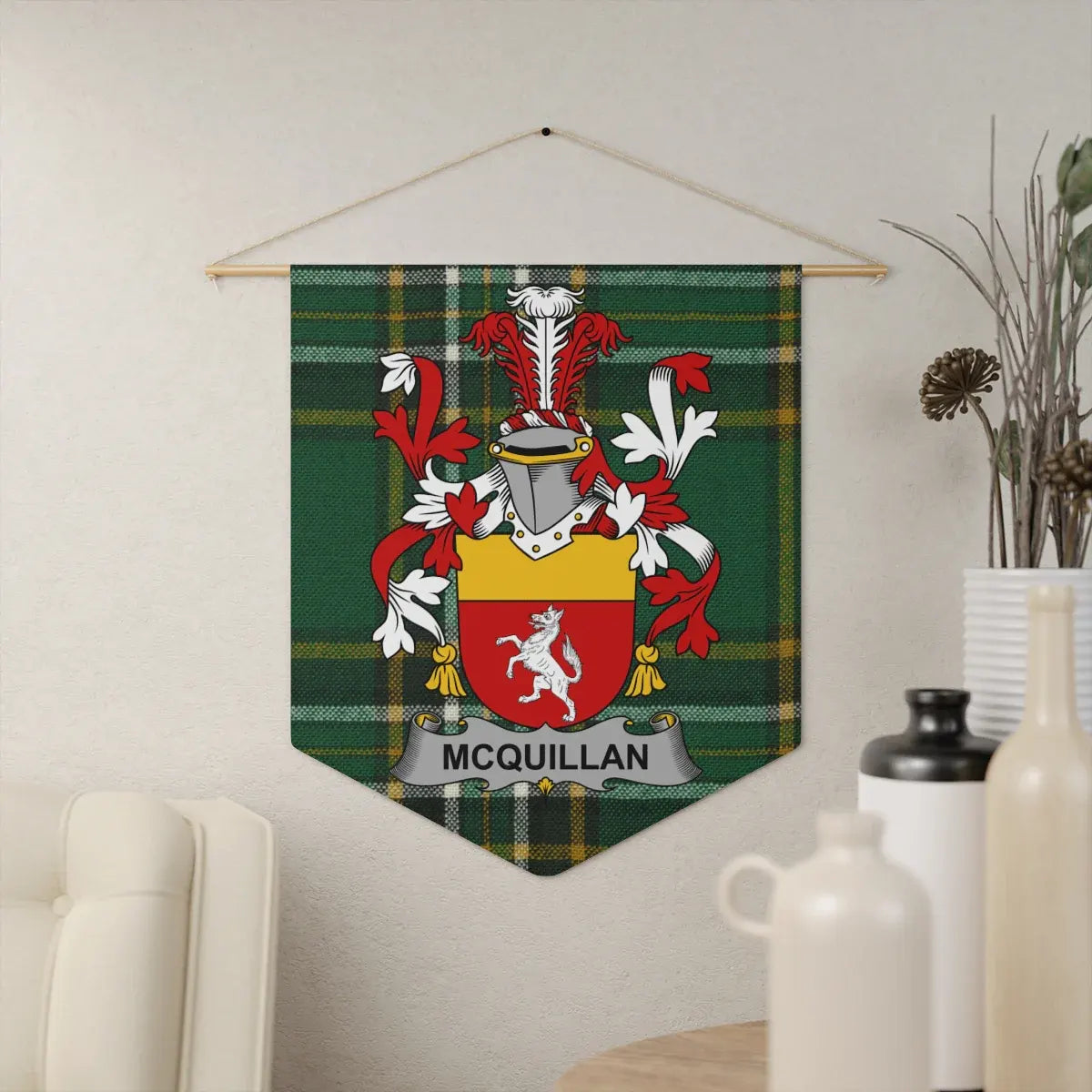 McQuillan Coat of Arms Wall Hanging Home Decor product type