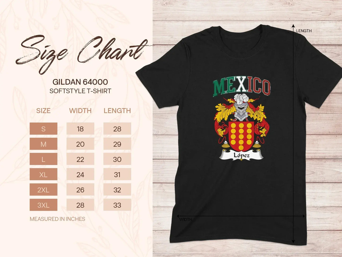 Mexico Crest Lopez Graphic T-Shirt Softstyle product