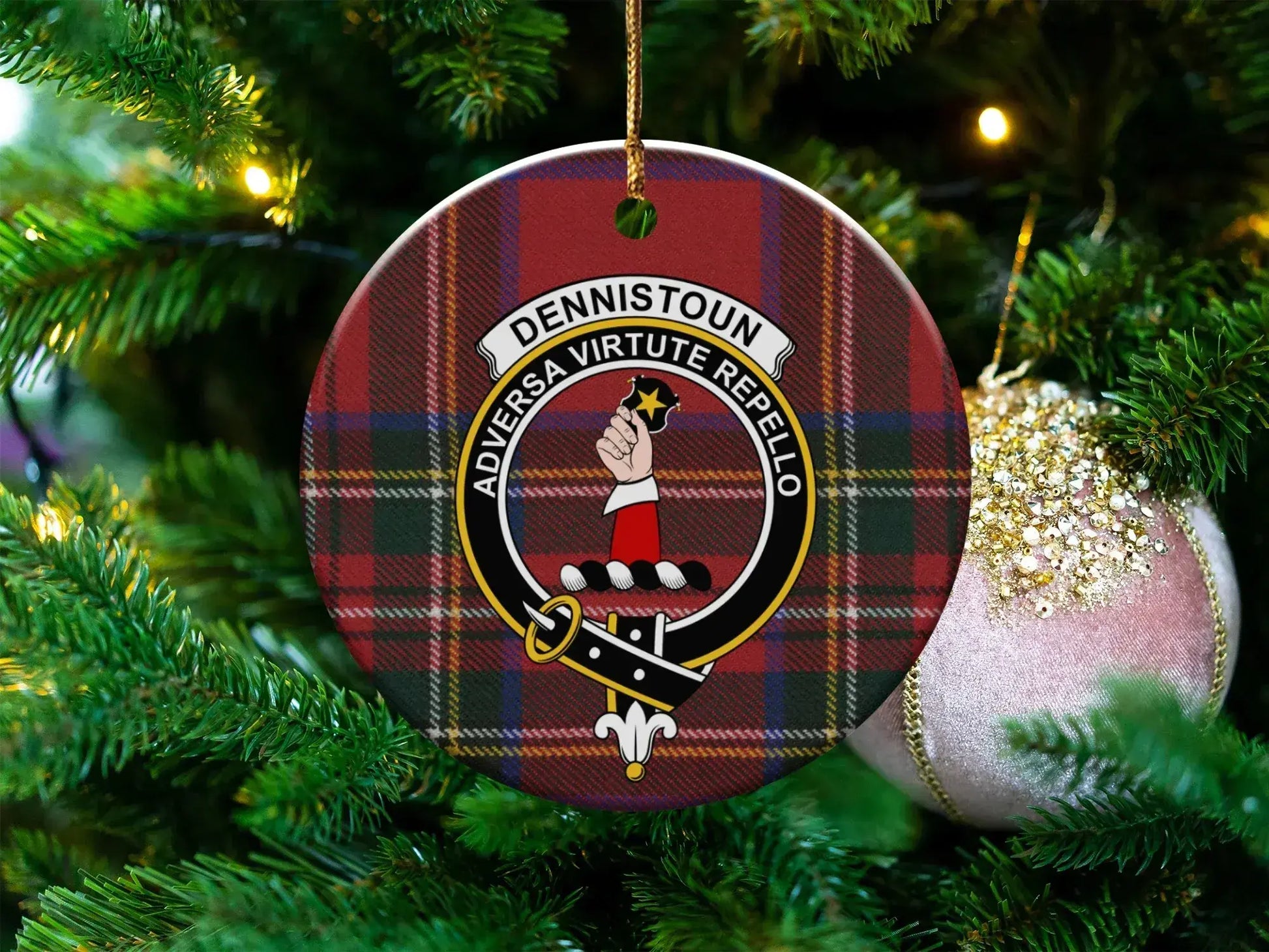 Custom Dennistoun Christmas Ornament product