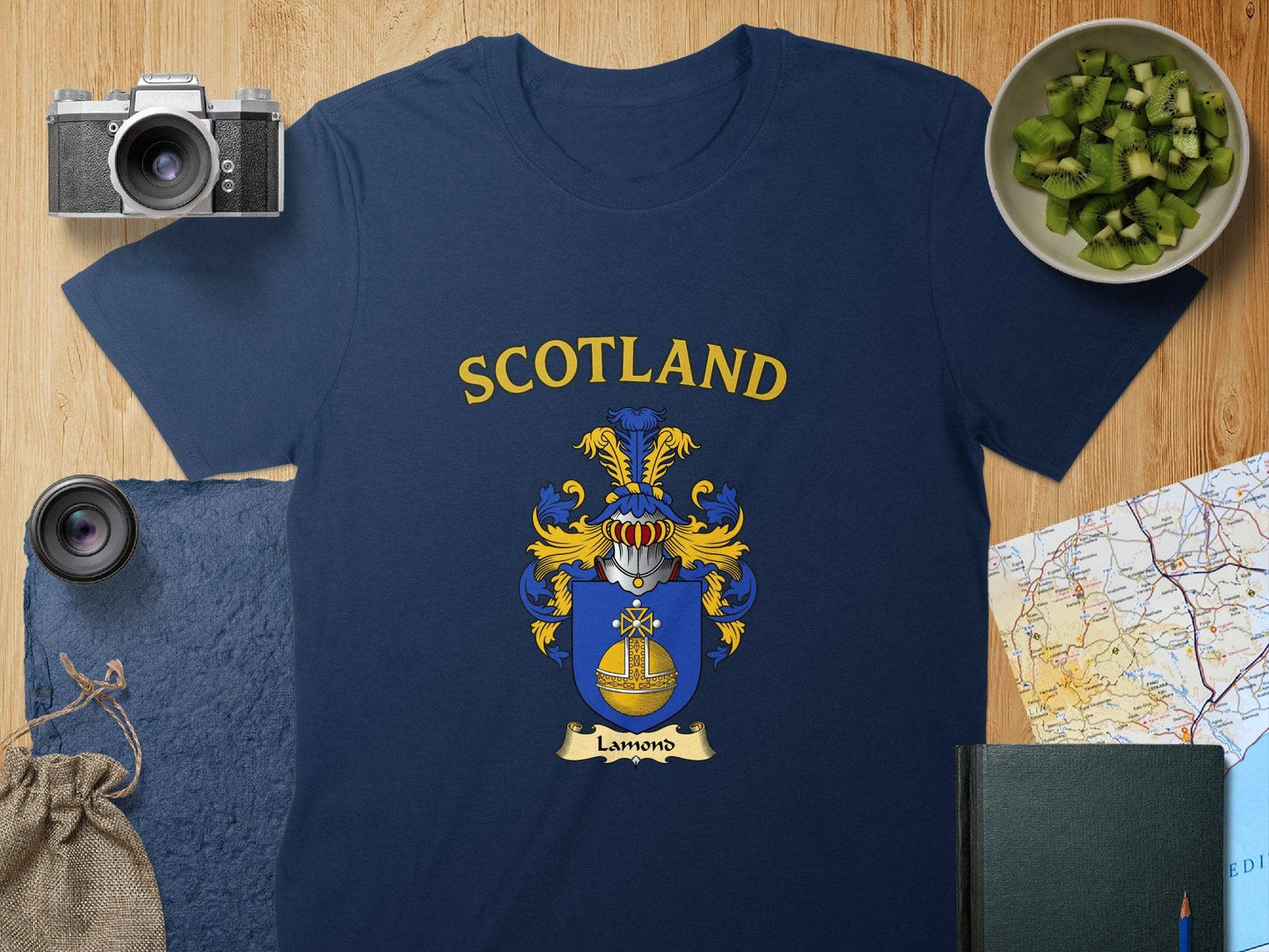 Lamond Clan Family Crest Scotland T-Shirt - Celtic Ancestry Gifts