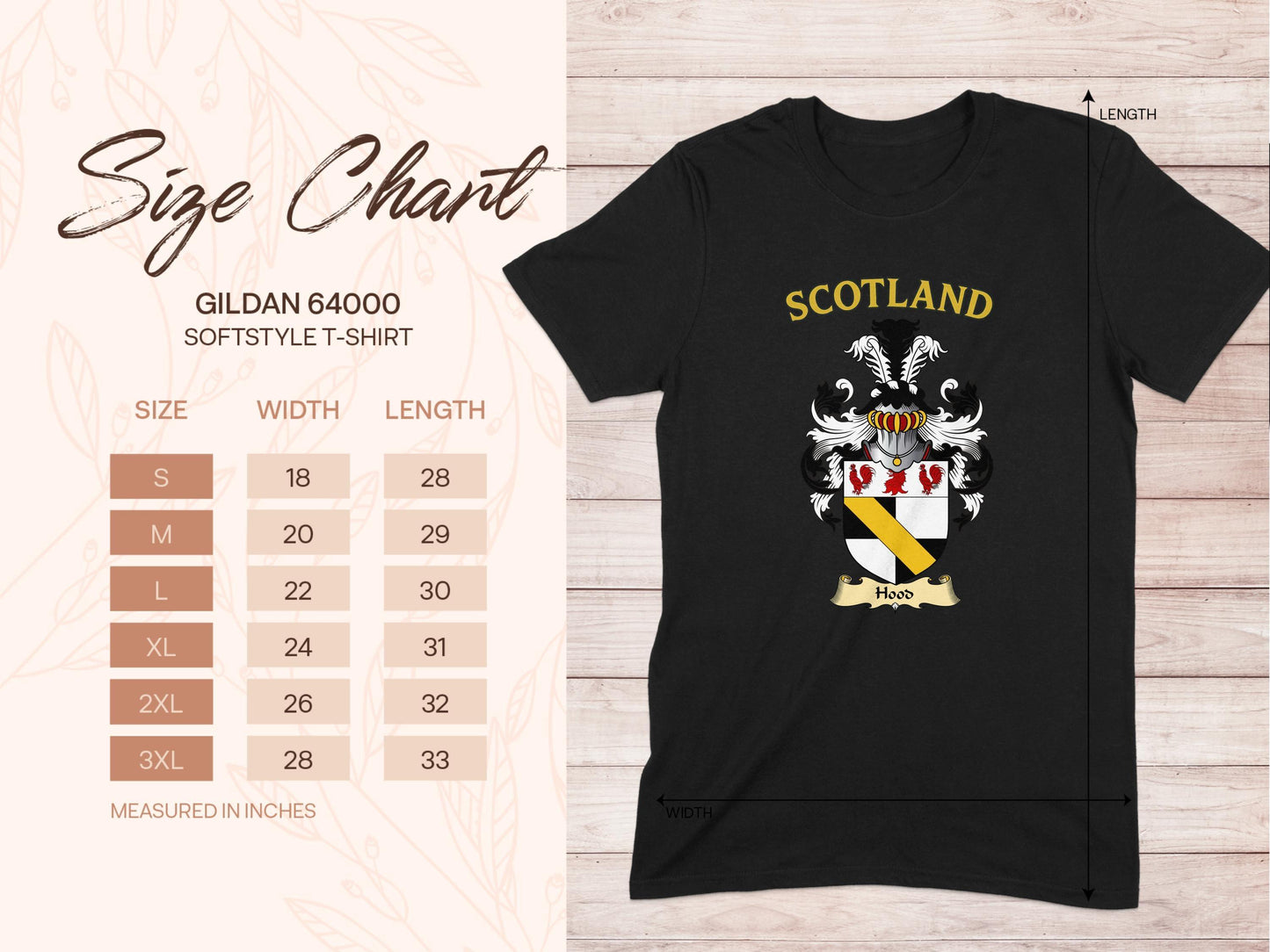 Scotland Themed Gildan 64000 Softstyle T-Shirt product type