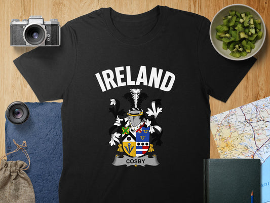 Ireland Cosby Family Crest Graphic T-Shirt