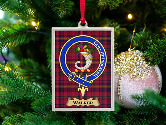 Customizable Walker Clan Tartan Ornament product
