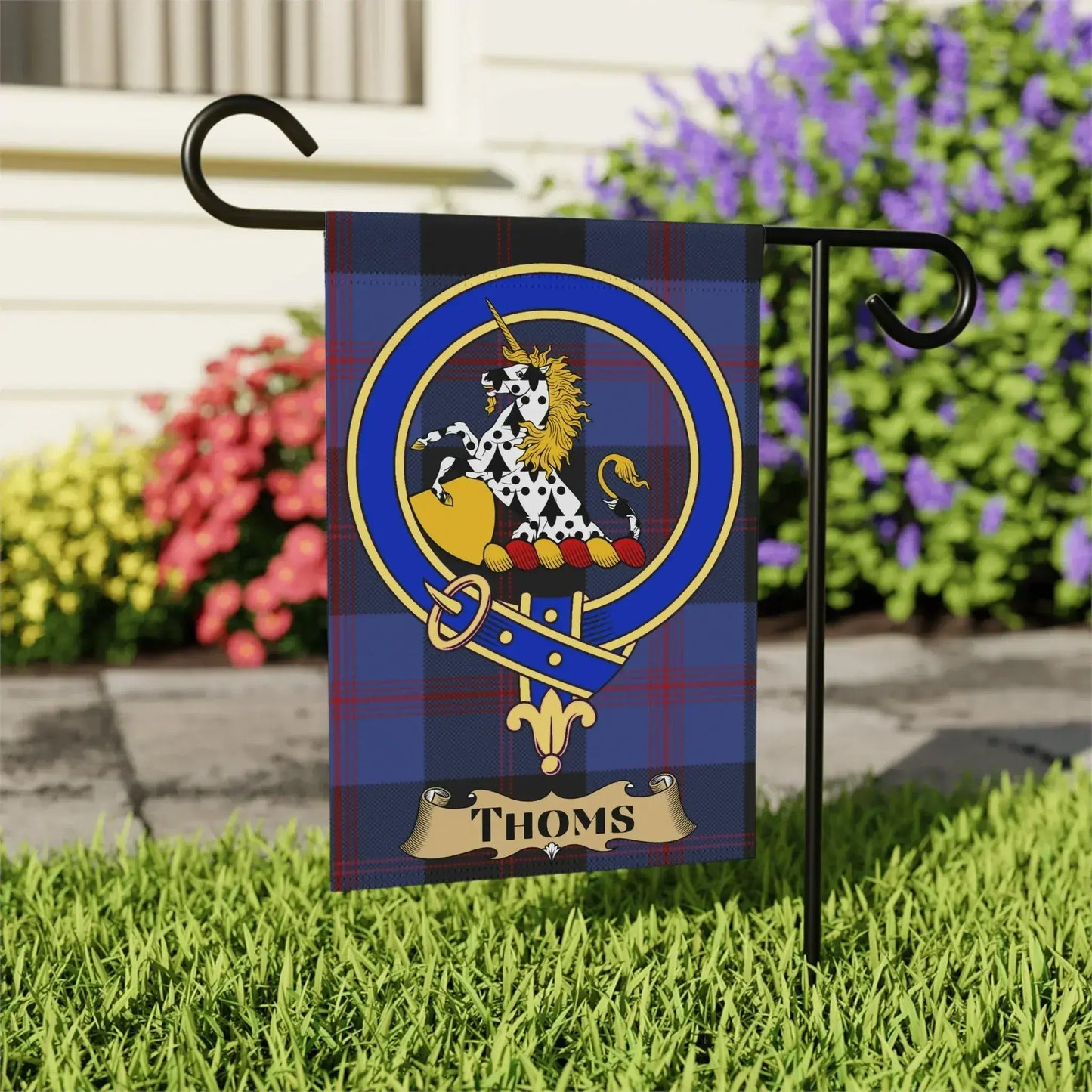 Crest Design Personalized Garden Flag product