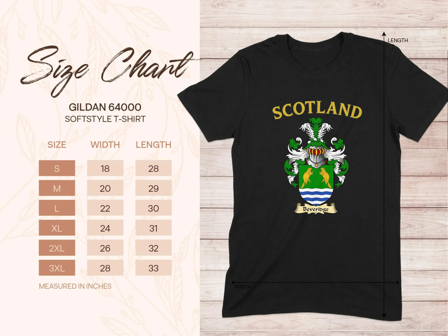 Scotland Family Crest Design Softstyle T-Shirt product