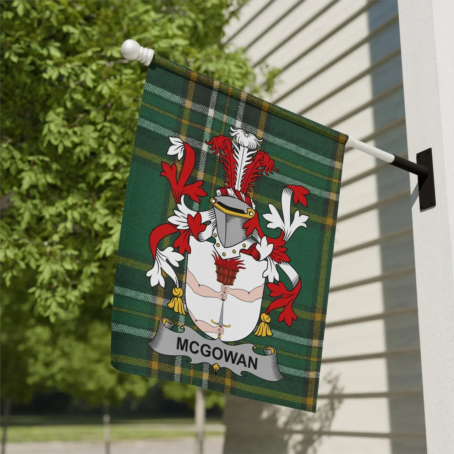 McGowan Family Crest Outdoor House Banner product