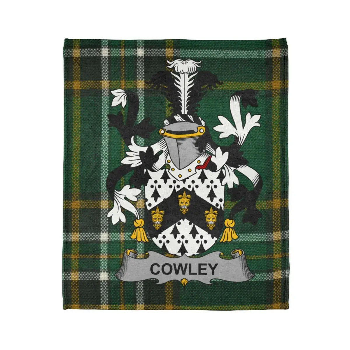 Cowley Family Crest Plaid Blanket product
