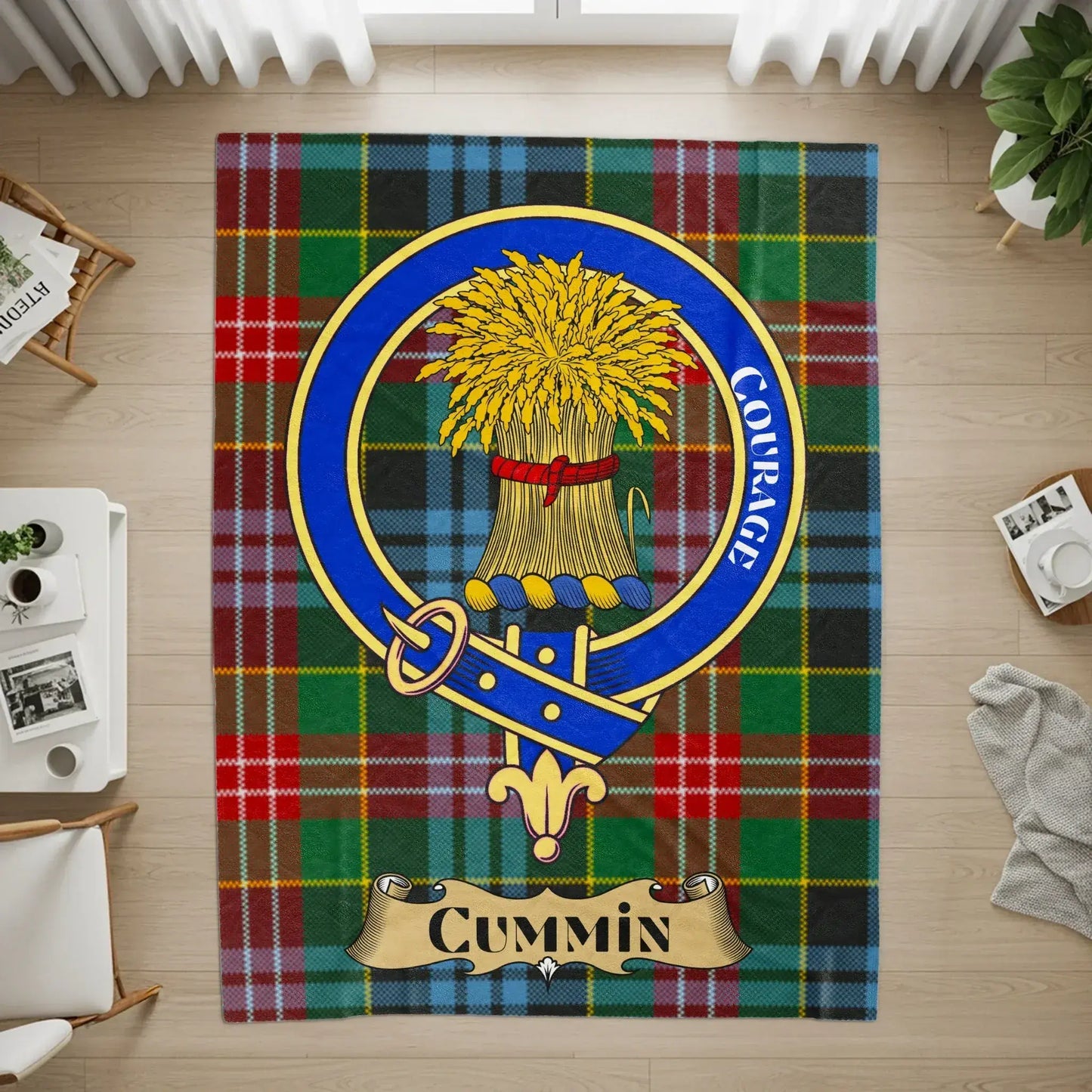 Courage Cummin Tartan Plaid Rug product