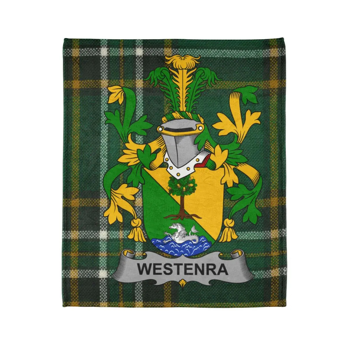 Westonra Family Crest Plaid Decor Blanket product
