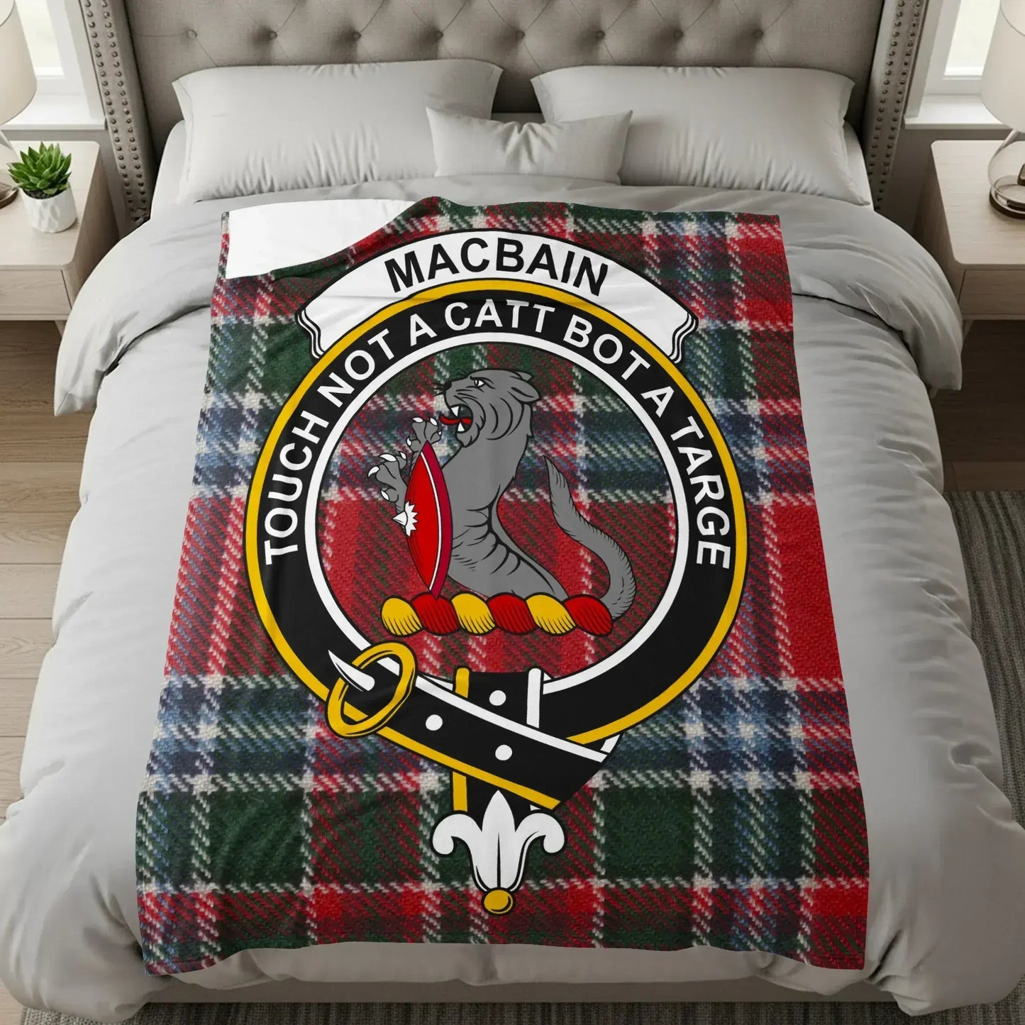 MacBain Clan Crest Scottish Inspired Bedding product