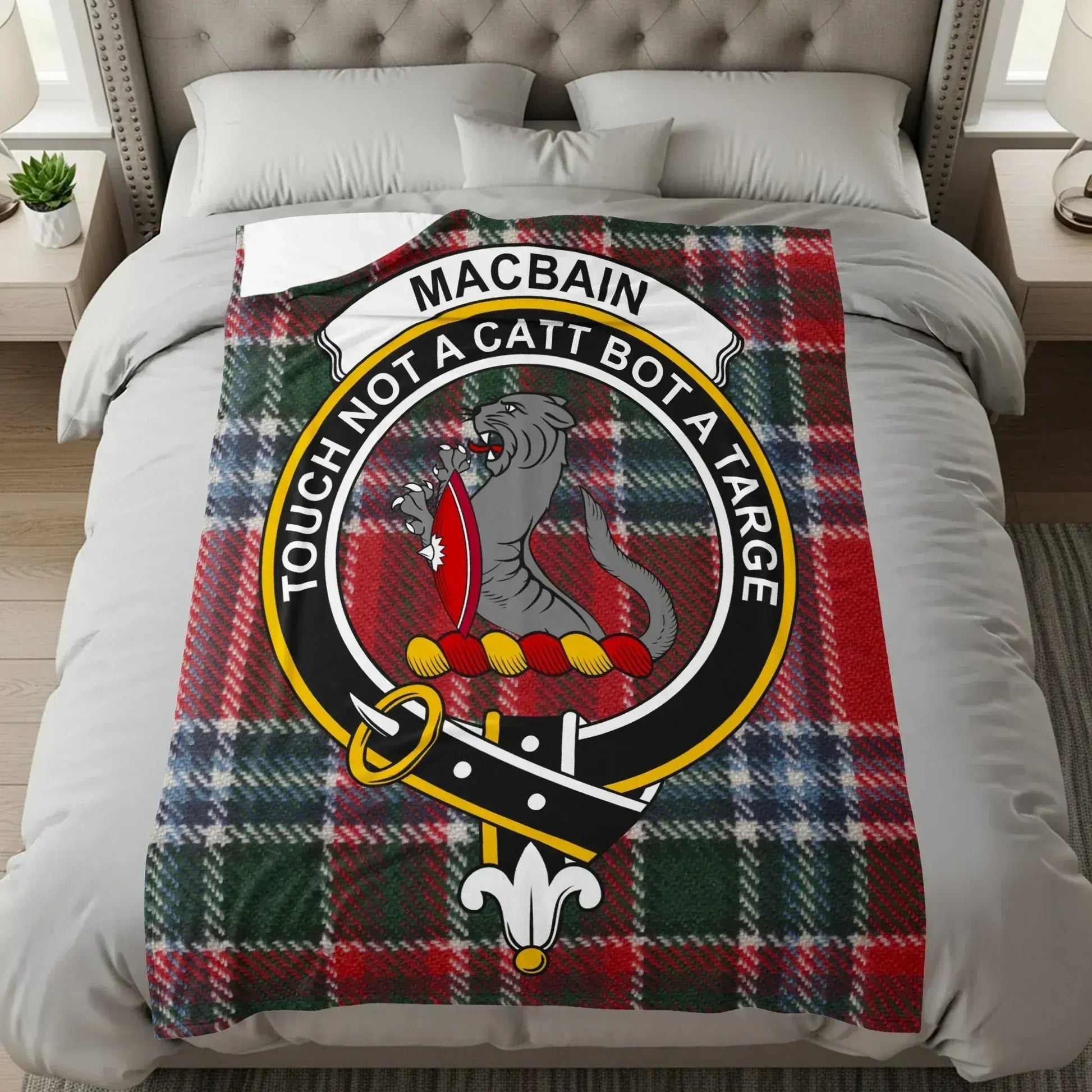 MacBain Clan Crest Scottish Inspired Bedding product