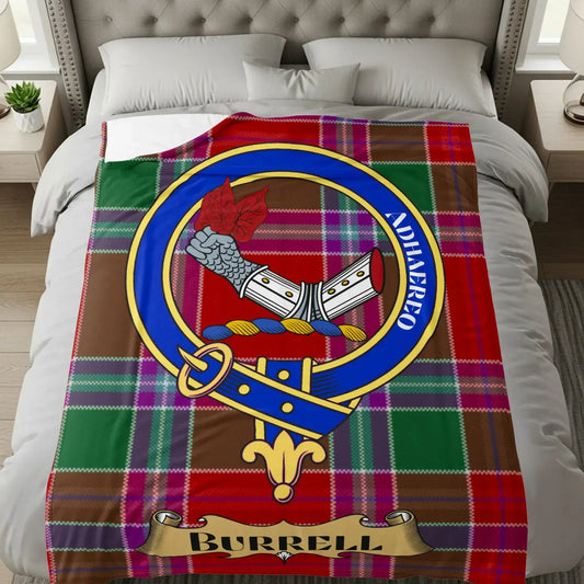 Tartan Clan Emblem Blanket Decorative Bedding Product