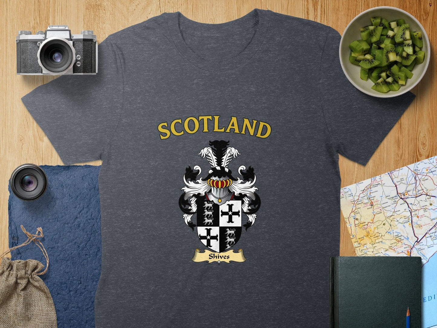 Shives Clan Family Crest Scotland T-Shirt - Celtic Ancestry Gifts