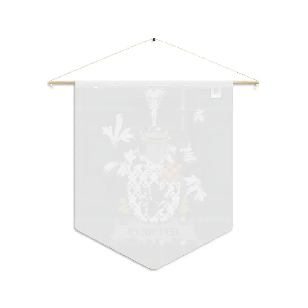 Jeffreys Family Crest Hanging Banner product