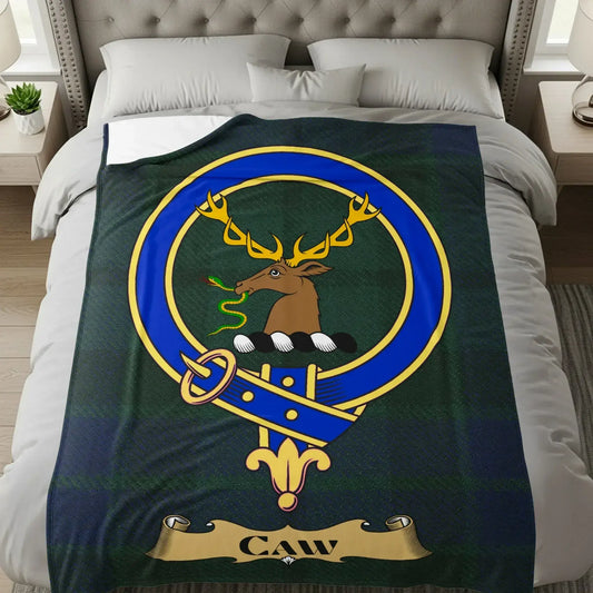 Stag Crest Emblem Design Cozy Warm Blanket product