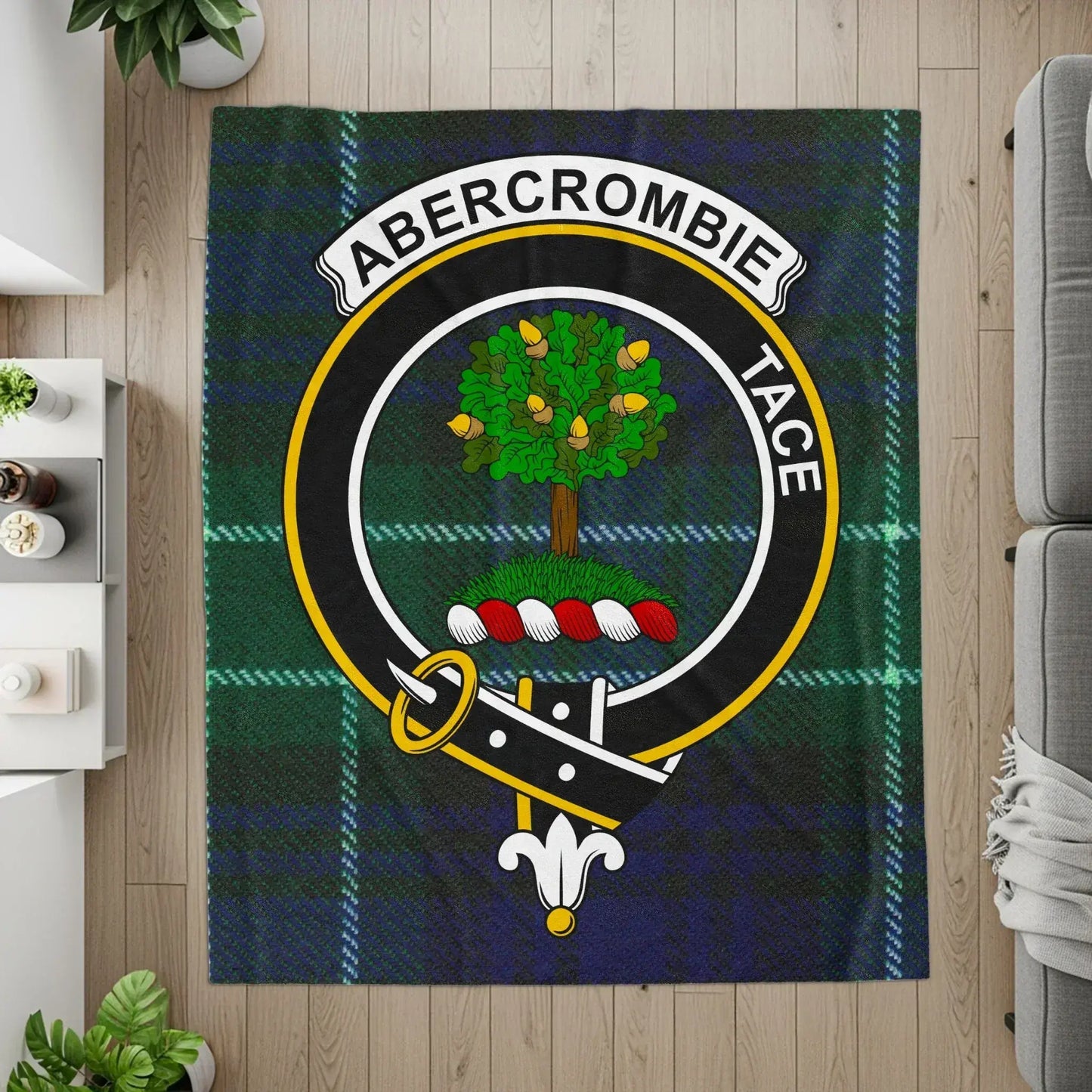 Abercrombie Tace Clan Crest Blanket product
