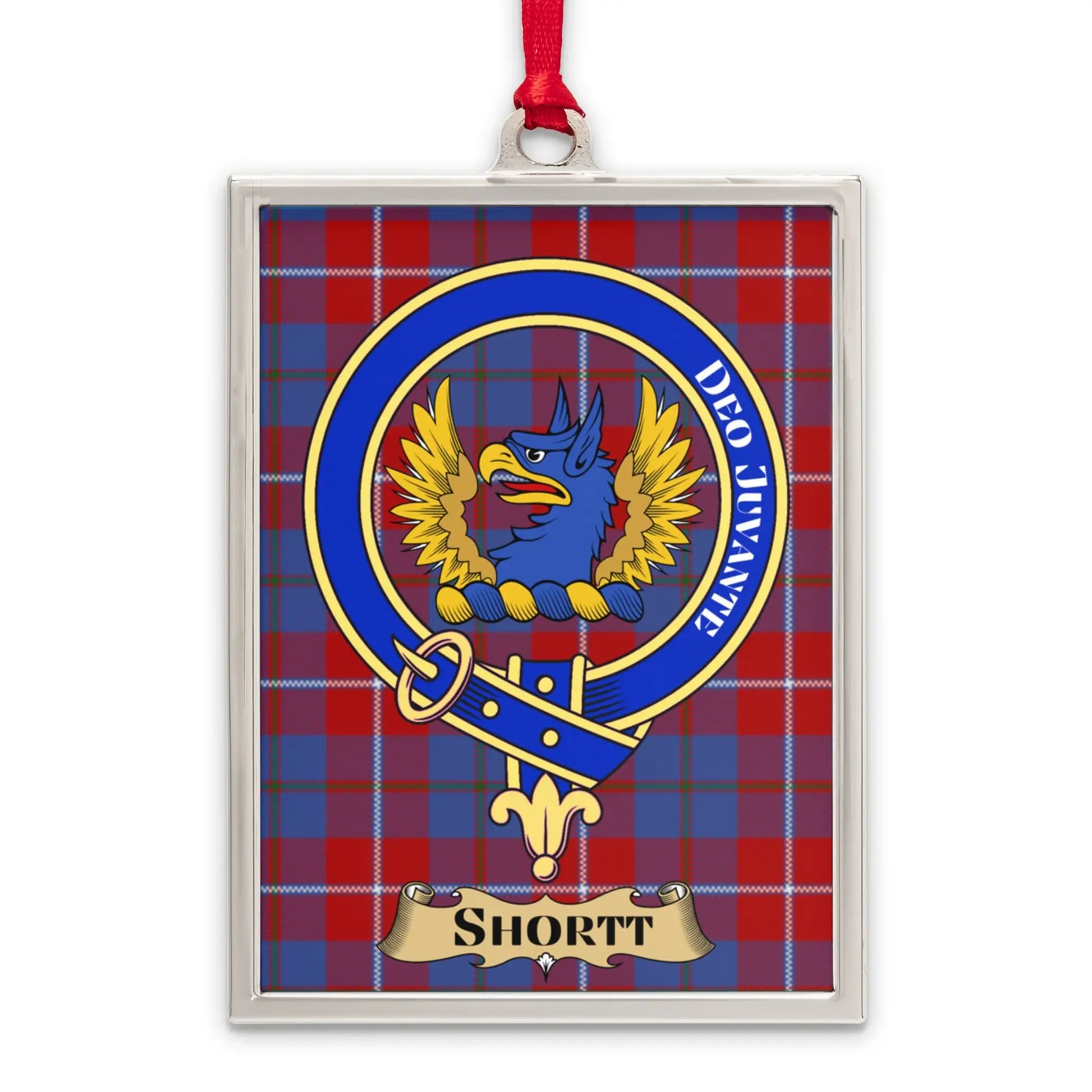 Traditional Shortt Clan Crest Plaid Pattern product