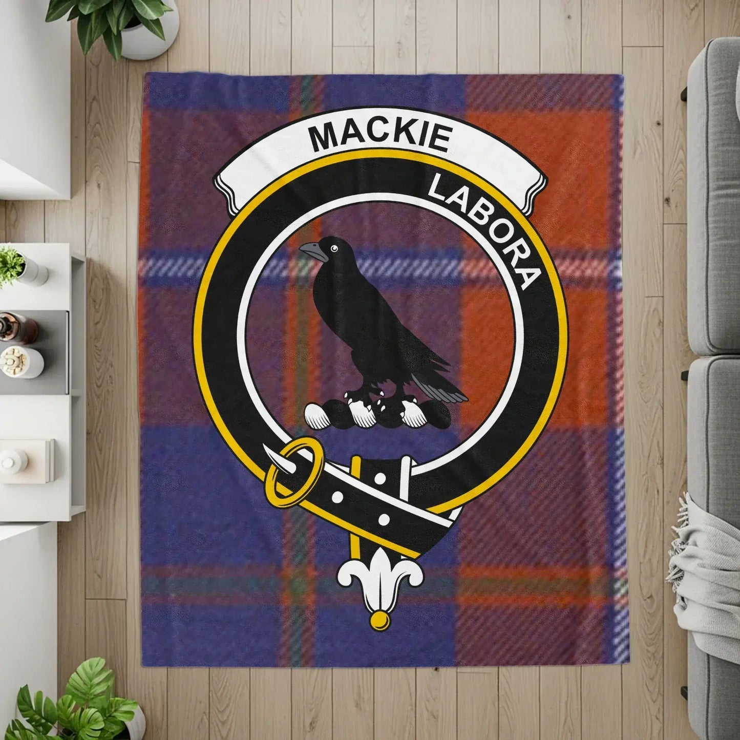 Mackie Labora Crest with Raven Tartan Pattern product