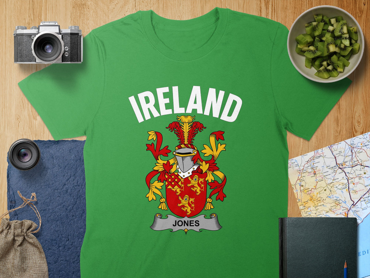 Ireland Jones Graphic T-Shirt for Casual Wear