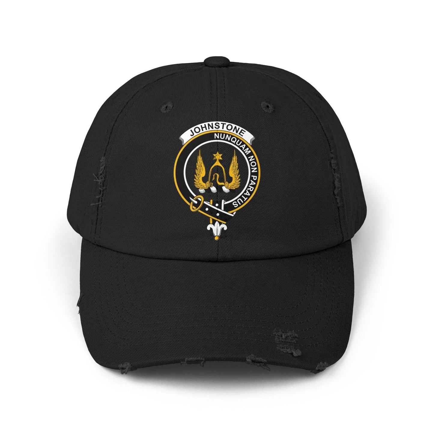 Johnstone Clan Crest Distressed Baseball Cap - Celtic Ancestry Gifts