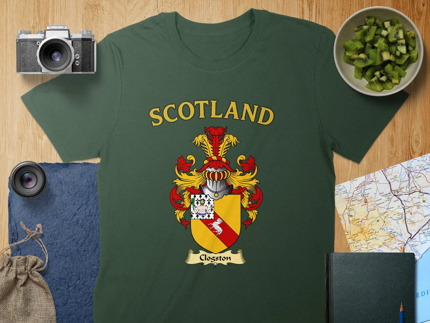 Scotland Clan Crest Clanston T Shirt product type