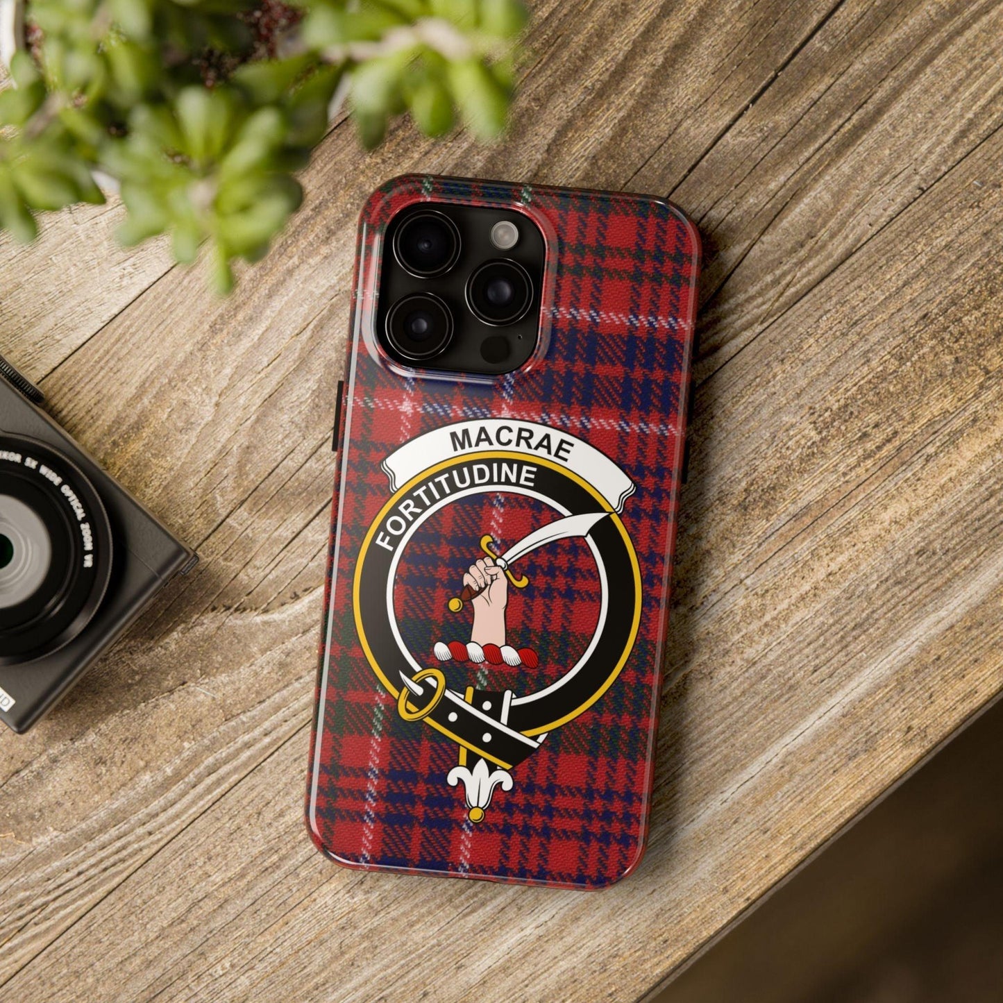 MacRae Clan Scottish Tartan Cell Phone Case - Celtic Ancestry Gifts