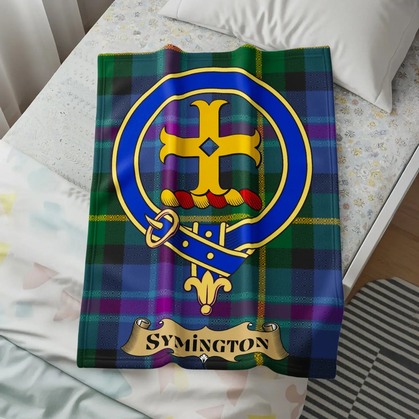 Symington Coat of Arms Emblem Printed Blanket product