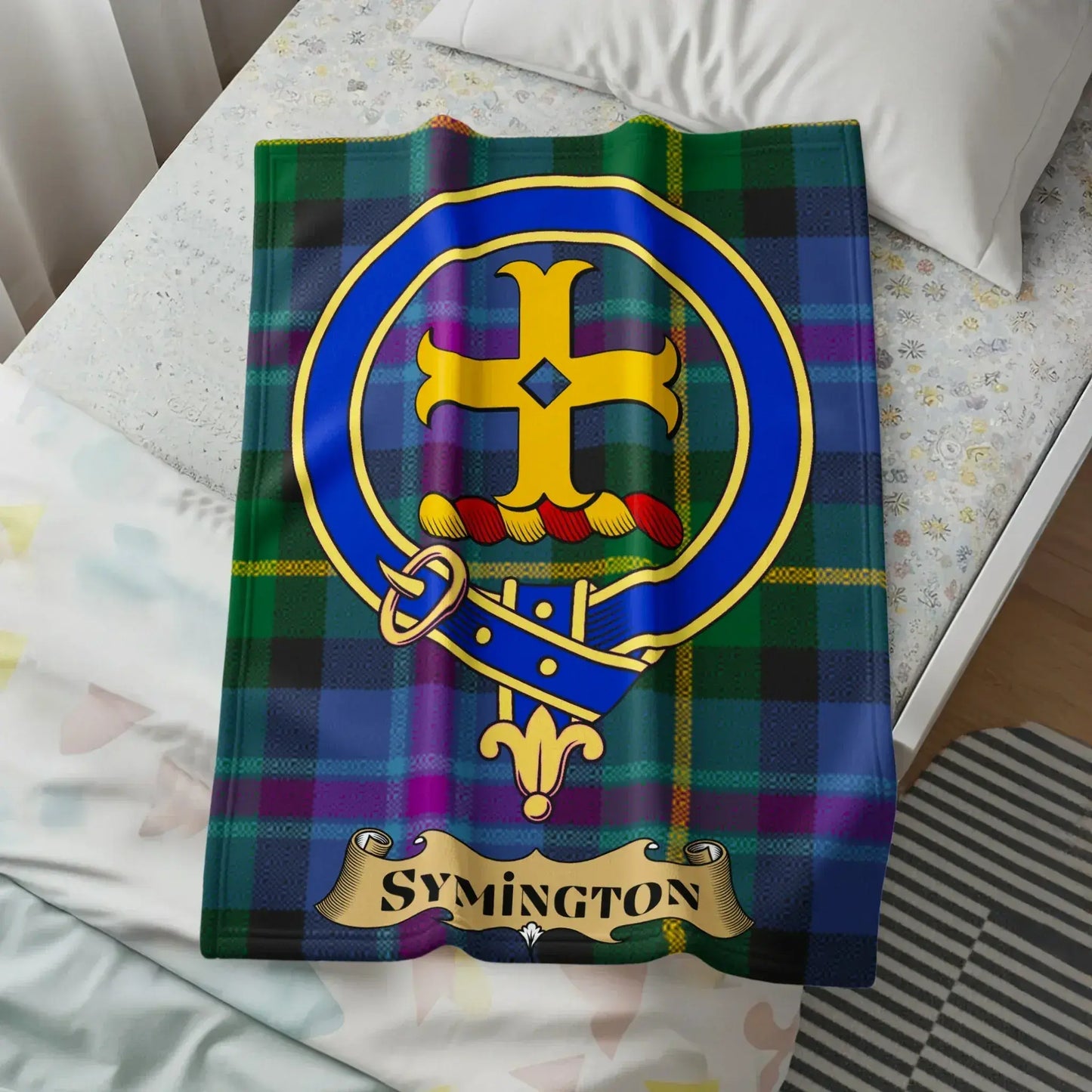 Symington Coat of Arms Emblem Printed Blanket product
