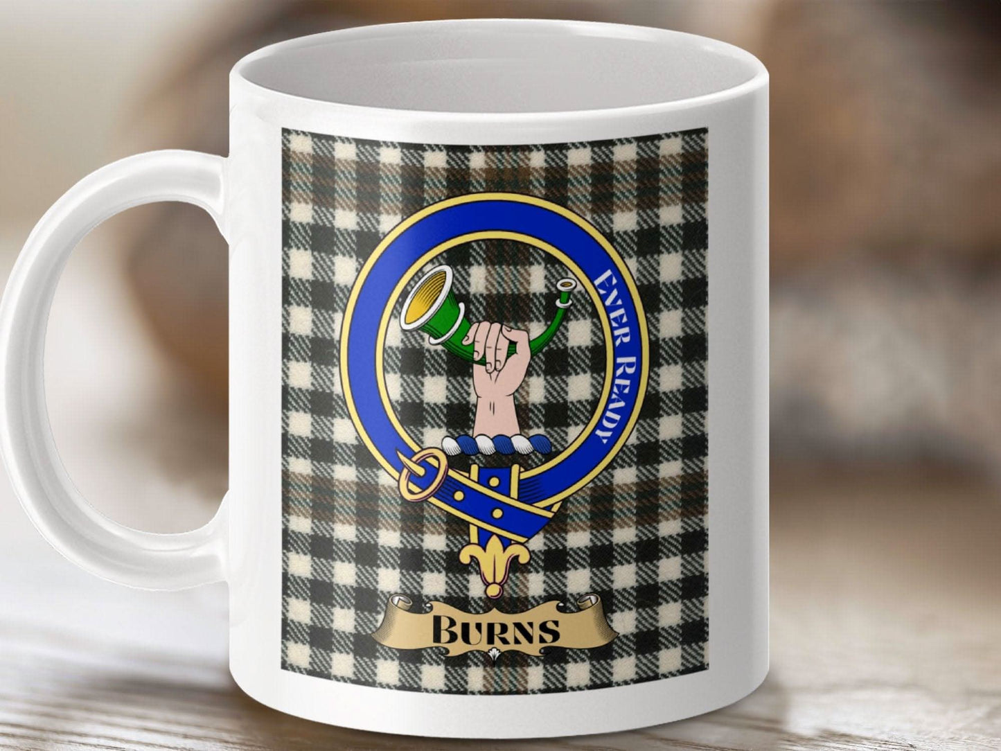 Burns with Clan Crest Design Mug Product