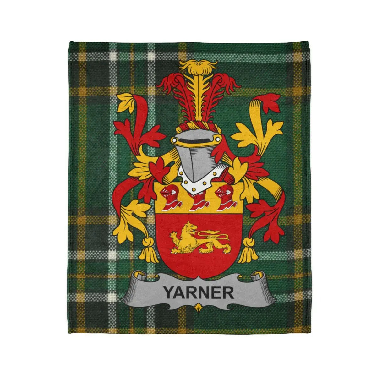Yarner Family Crest Plaid Design Blanket product