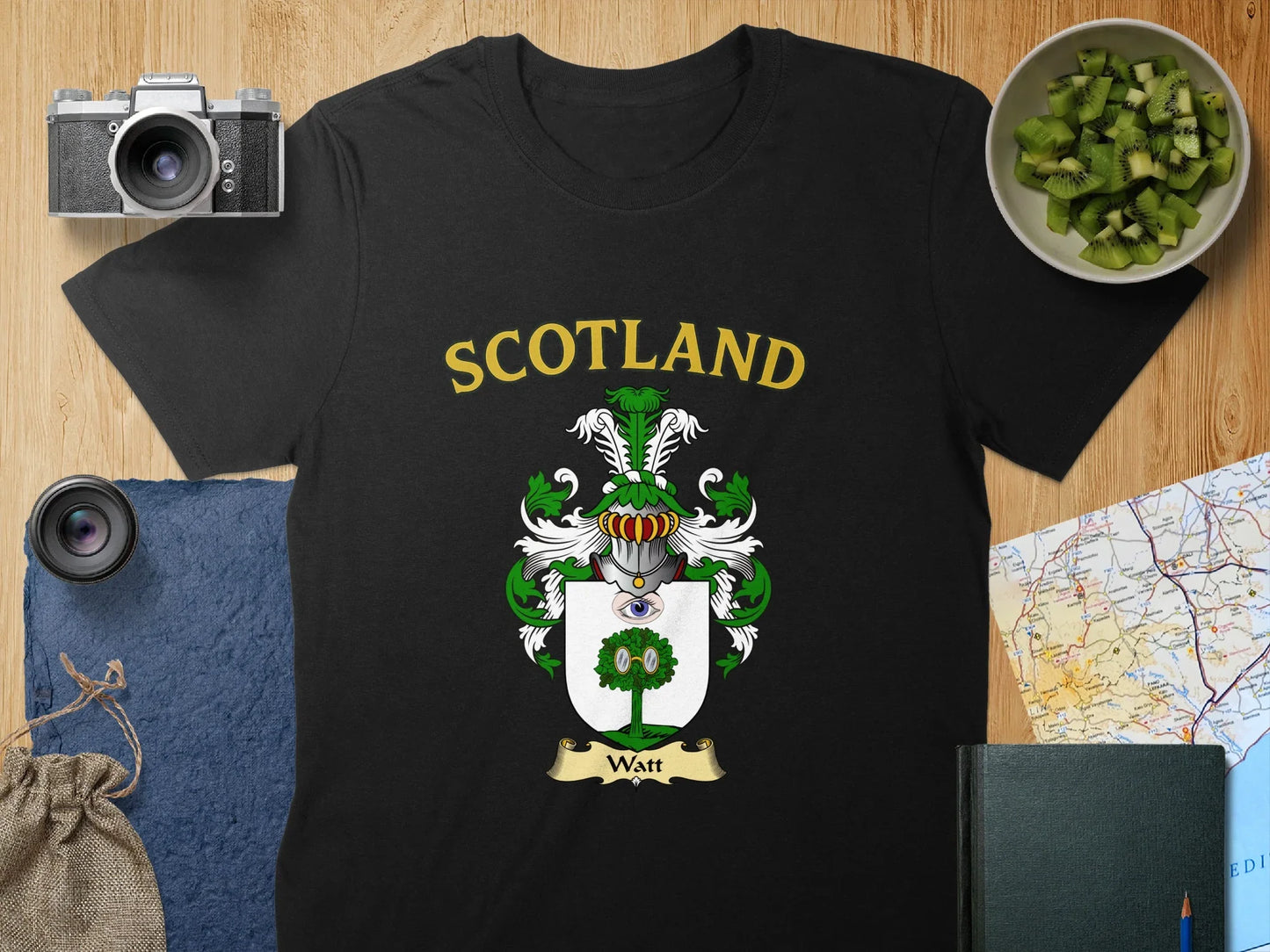 Scotland Watt Family Crest Heritage T-shirt product type