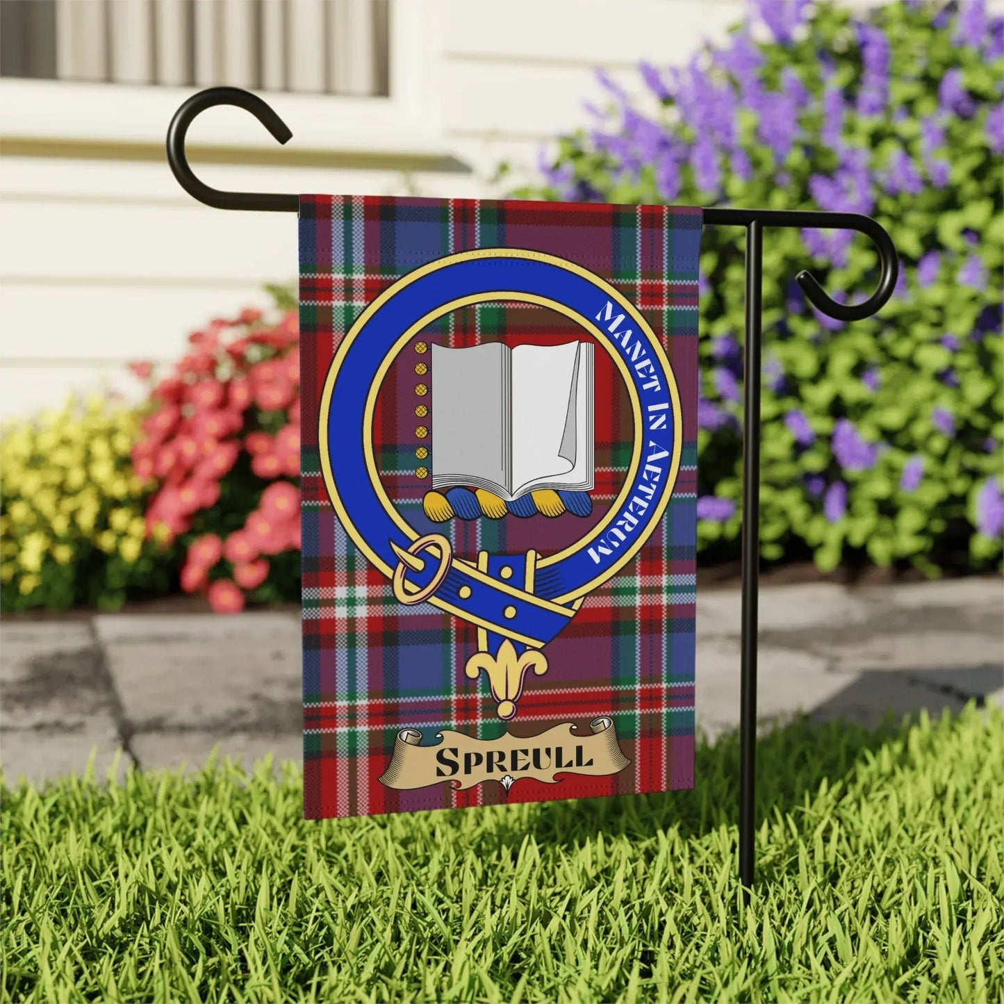 Mansit In University Spreull Garden Flag product