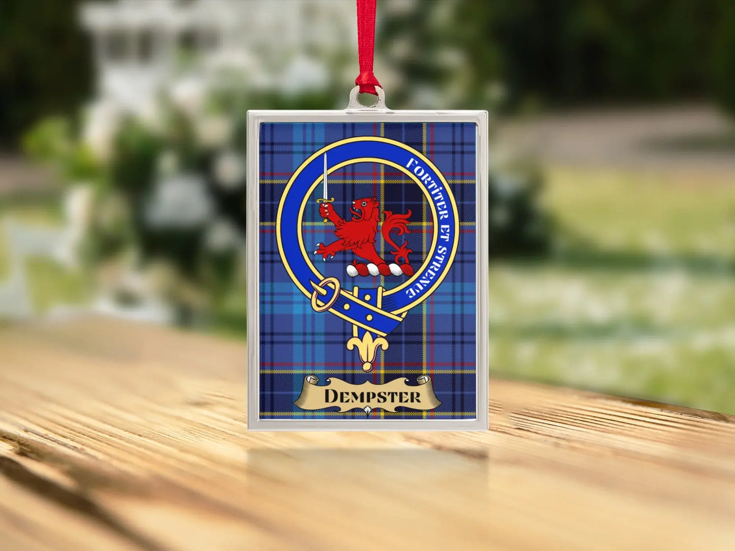Dempster Scottish Clan Crest Tartan Pattern product