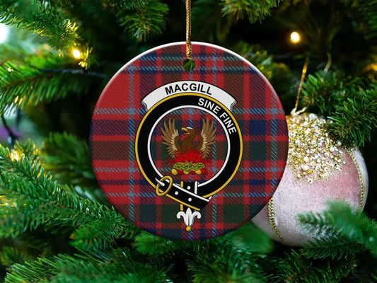 MacGill Sine Fine Tartan Design Ornament product type
