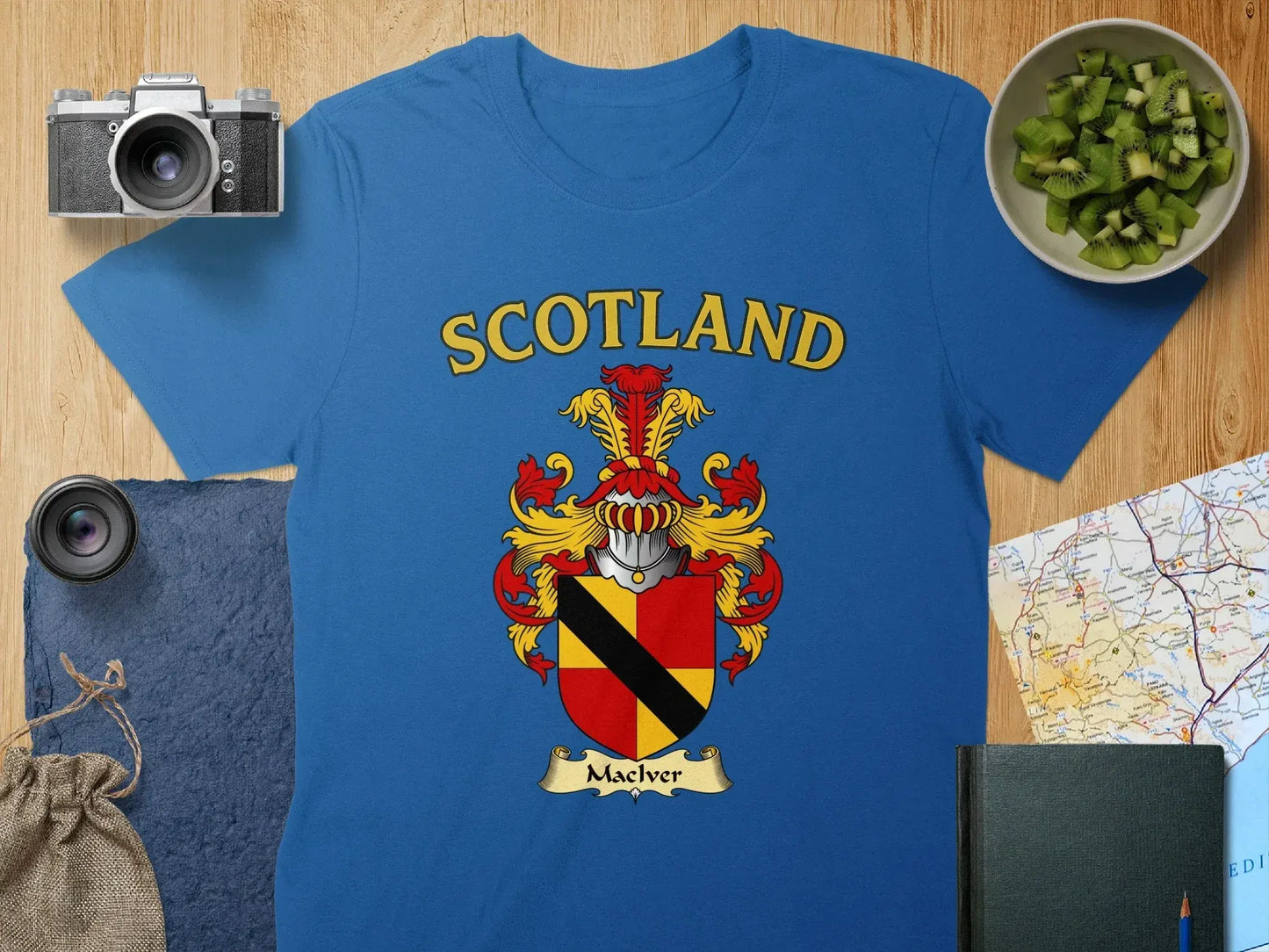 Scotland MacIver Family Crest Graphic T-Shirt product