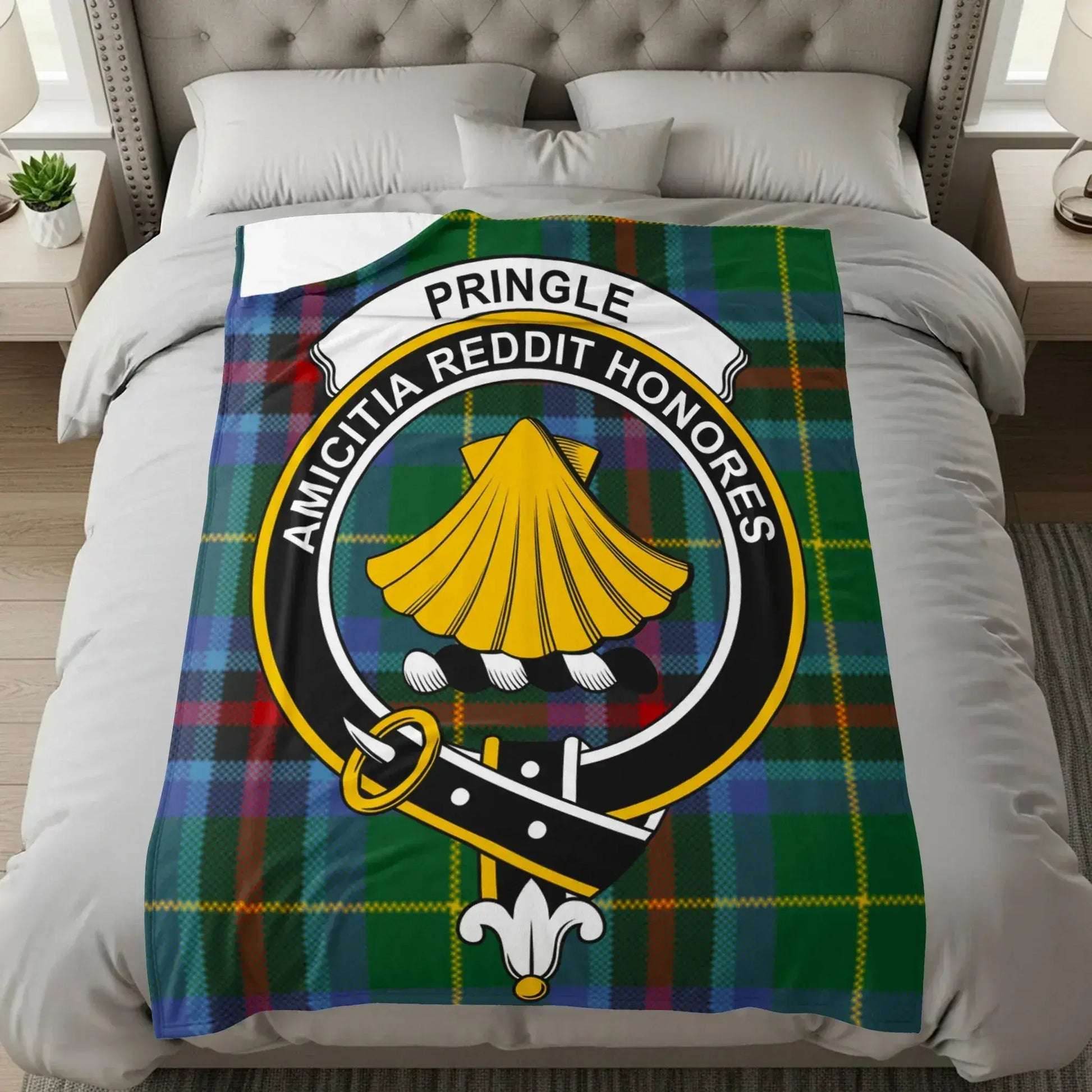 Amicitia Reddit Honores Scottish Tartan Blanket product