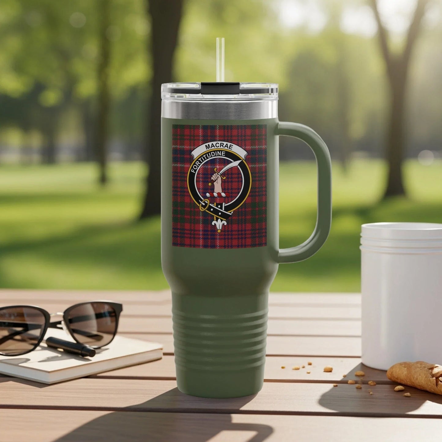 Clan MacRae Tartan Insulated Travel Mug product type