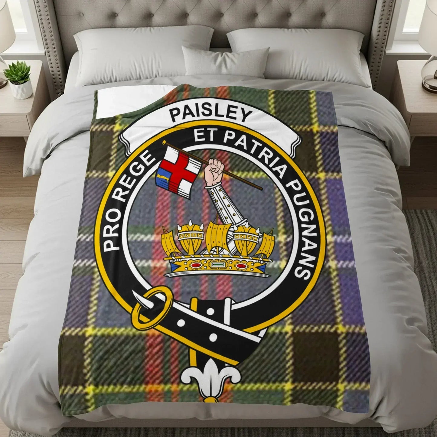 Paisley Tartan Pro Rege Et Patria Pugnans product type