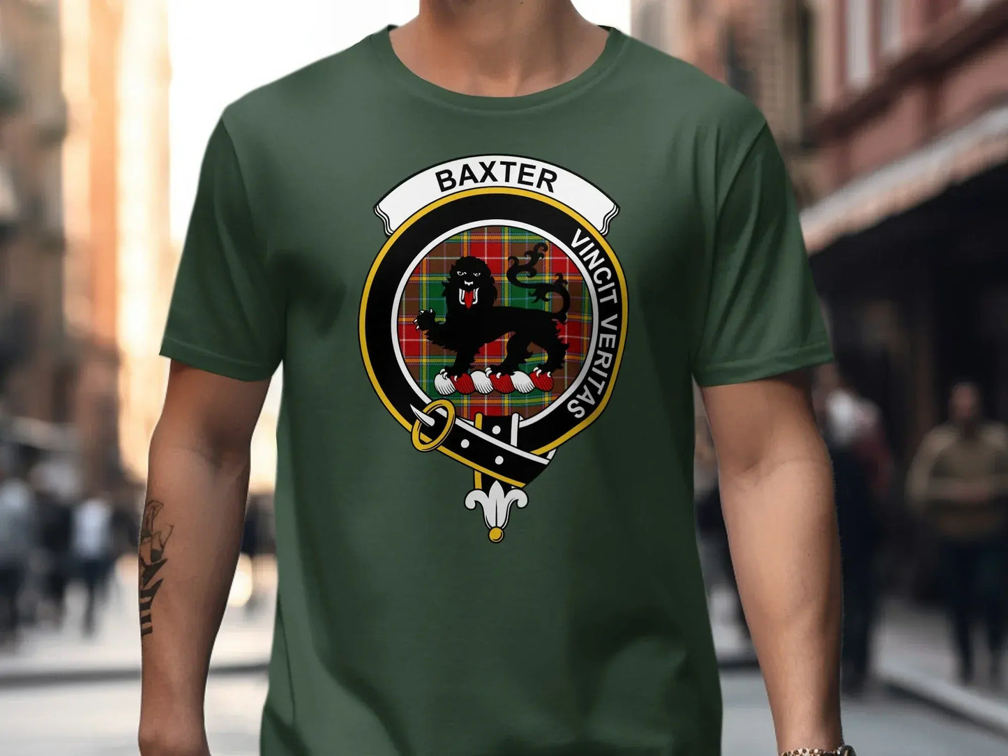 Baxter Vincit Veritas Family Emblem T-shirt product